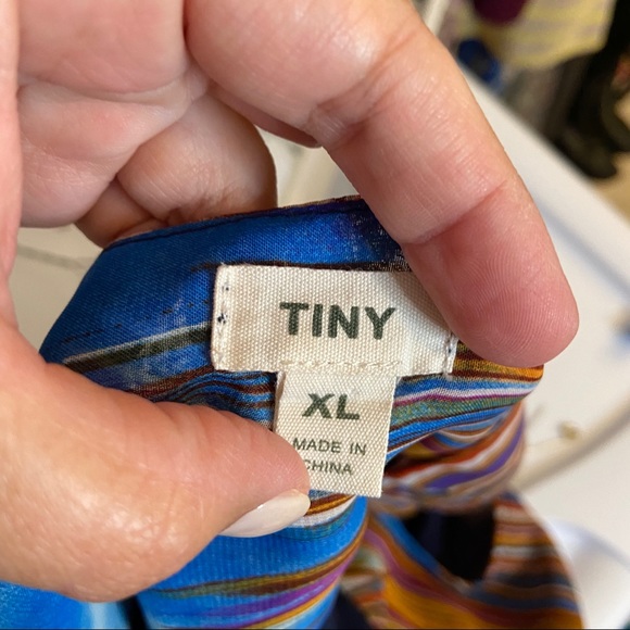 TINY for Anthropologie Bright Colored Tunic Blouse - Picture 7 of 8